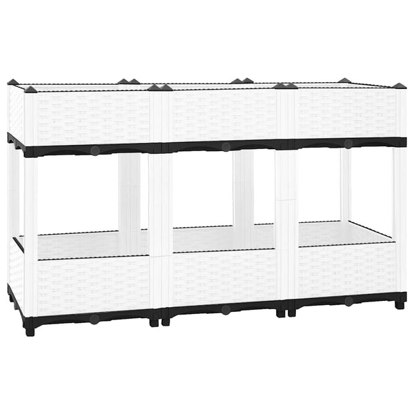 Abelardo Hochbeet 120x40x71cm (Polypropylen)