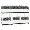 Abelardo Hochbeet 120x40x71cm (Polypropylen)