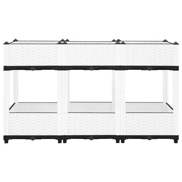 Abelardo Hochbeet 120x40x71cm (Polypropylen)