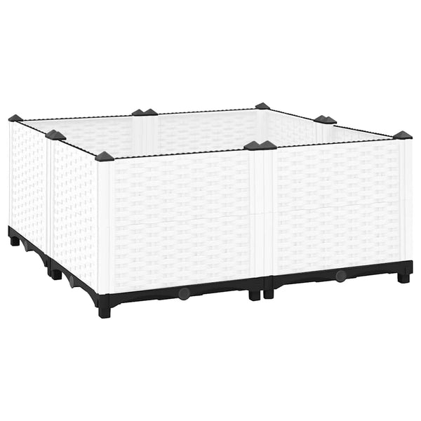 Blumenkasten 80x80x38cm erhöht Abelardo (Polypropylen)