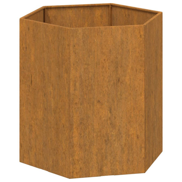 Rostige Pflanzkasten Selime 40x40x45cm (Cortenstahl)