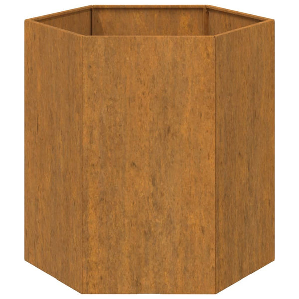 Rostige Pflanzkasten Selime 40x40x45cm (Cortenstahl)