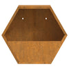 Rost Cortenstahl Blumenkästen Wes 30x10x25cm (2 Stück)