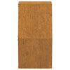 Rost Cortenstahl Blumenkästen Wes 30x10x25cm (2 Stück)