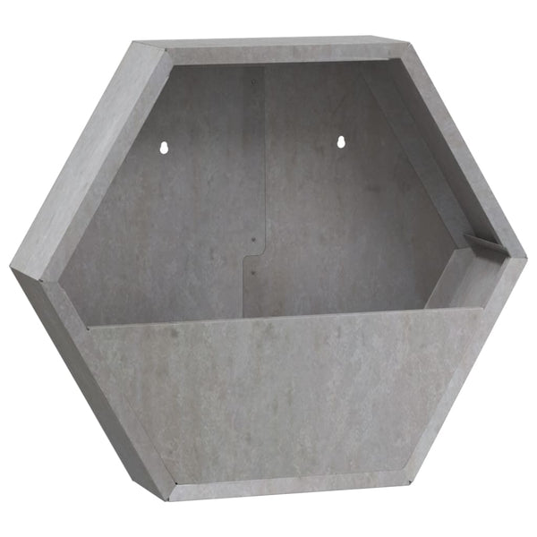 Rostige Cortenstahl-Pflanzkästen Wes 46x10x40cm (2 Stück)