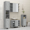 Grauer Sonoma Badezimmerschrank Staji 30x30x179cm (Holz)