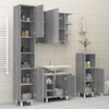 Grauer Sonoma Badezimmerschrank Staji 30x30x179cm (Holz)