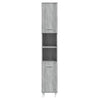 Grauer Sonoma Badezimmerschrank Staji 30x30x179cm (Holz)