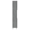 Grauer Sonoma Badezimmerschrank Staji 30x30x179cm (Holz)