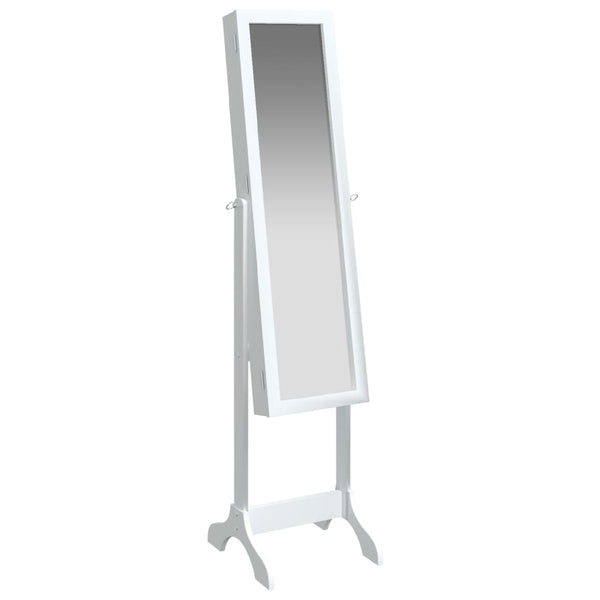 Valkoinen vapaasti seisova peili Geamanu 34x37x146cm