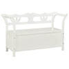 Sitzbank weiß 107x45x75,5cm (Fichte)