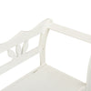 Sitzbank weiß 107x45x75,5cm (Fichte)