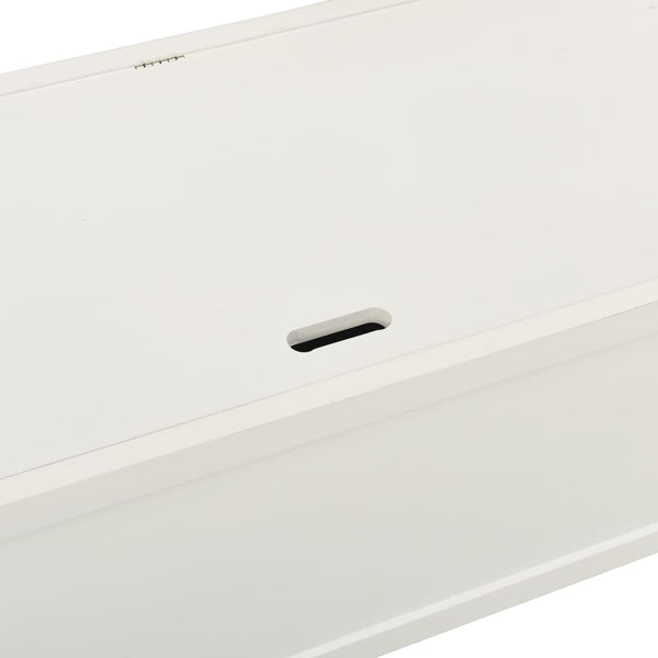 Sitzbank weiß 107x45x75,5cm (Fichte)