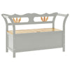 Graue Bank Asibe 107x45x75,5cm (Fichte)