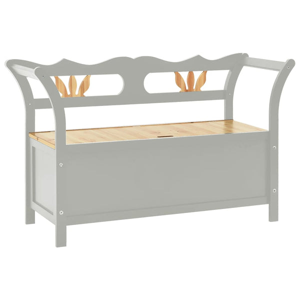 Graue Bank Asibe 107x45x75,5cm (Fichte)