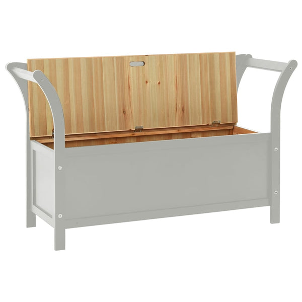 Graue Bank Asibe 107x45x75,5cm (Fichte)