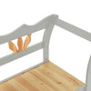 Graue Bank Asibe 107x45x75,5cm (Fichte)