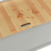 Graue Bank Asibe 107x45x75,5cm (Fichte)