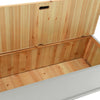 Graue Bank Asibe 107x45x75,5cm (Fichte)