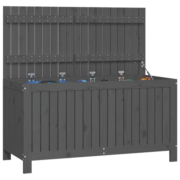 Graue Aufbewahrungsbox Brittni 121x55x64cm (Kiefer)