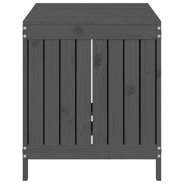 Graue Aufbewahrungsbox Brittni 121x55x64cm (Kiefer)