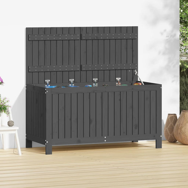 Graue Aufbewahrungsbox Brittni 121x55x64cm (Kiefer)