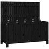 Schwarze Aufbewahrungsbox Brittni 121x55x64cm (Kiefer)