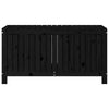 Schwarze Aufbewahrungsbox Brittni 121x55x64cm (Kiefer)