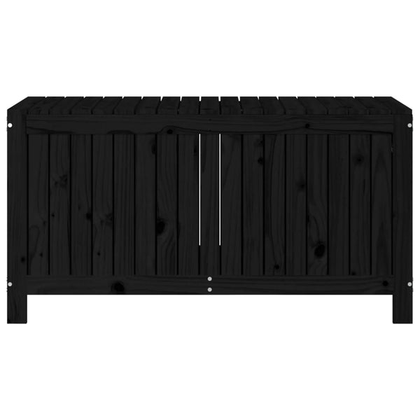Schwarze Aufbewahrungsbox Brittni 121x55x64cm (Kiefer)