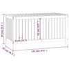 Schwarze Aufbewahrungsbox Brittni 121x55x64cm (Kiefer)