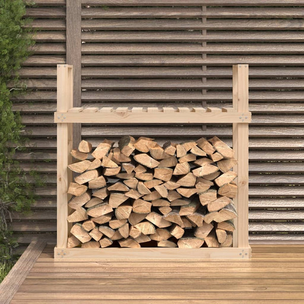 Kaminholzregal Vihelm 110x35x108,5cm (Kiefer)
