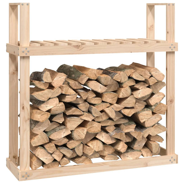 Kaminholzregal Vihelm 110x35x108,5cm (Kiefer)