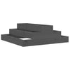 Grauer Blumenkasten Penelopia 80x80x27cm (Kiefer)