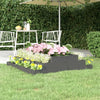 Grauer Blumenkasten Penelopia 110x110x27cm (Kiefer)