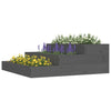 Grauer Blumenkasten Cianeta 78x78x27cm (Kiefer)