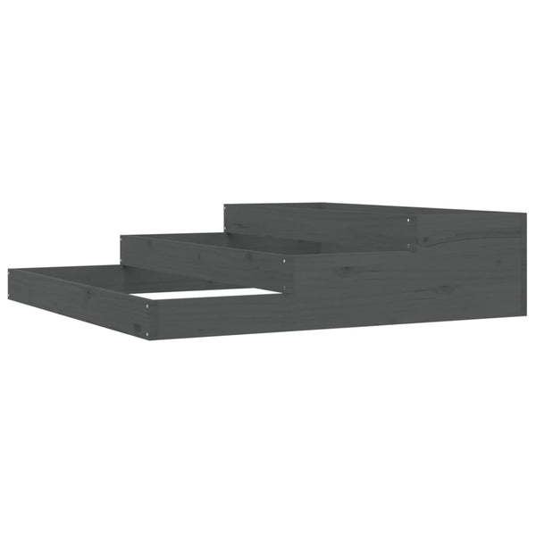 Graues Blumenbeet Cianeta 107x107x27cm (Kiefer)