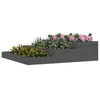 Graues Blumenbeet Cianeta 107x107x27cm (Kiefer)