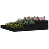 Schwarzer Blumenkasten Cianeta 107x107x27cm (Kiefer)