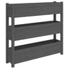 Grauer Blumenkasten Anci 112x25x104,5cm (Kiefer)