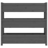 Grauer Blumenkasten Anci 112x25x104,5cm (Kiefer)