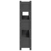 Grauer Blumenkasten Anci 112x25x104,5cm (Kiefer)