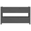 Grauer Blumenkasten Anci 112x25x66cm (Kiefer)