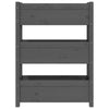 Grauer Blumenkasten Anci 77x25x104,5cm (Kiefer)