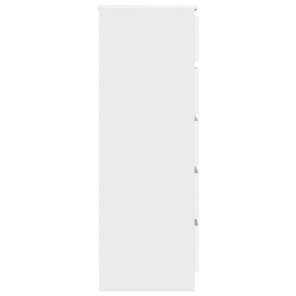 Weißer Schubladenschrank Panaiti 60x36x103cm (Holz)