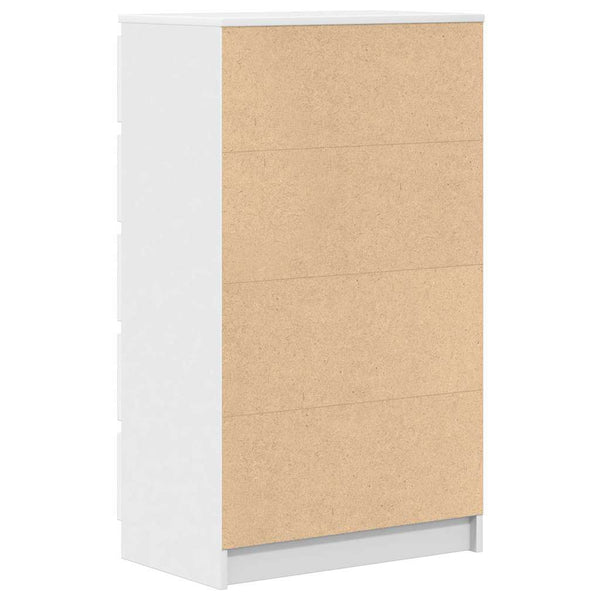 Weißer Schubladenschrank Panaiti 60x36x103cm (Holz)