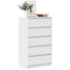 Weißer Schubladenschrank Panaiti 60x36x103cm (Holz)