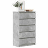 Betongraue Kommode Panaiti 60x36x103cm (Holz)