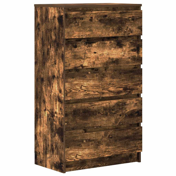 Räuchereichen-Kommode Panaiti 60x36x103cm (Holz)
