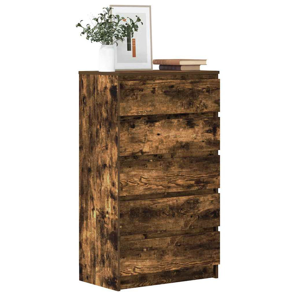 Räuchereichen-Kommode Panaiti 60x36x103cm (Holz)