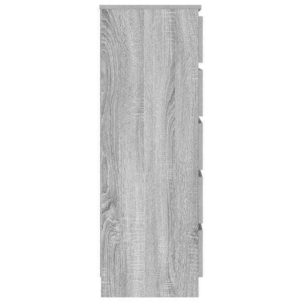 Graue Kommode Panaiti 60x36x103cm (Holz)